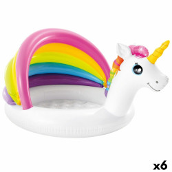 Inflatable Paddling Pool for Children Intex Unicorn Awning 45 L 102 x 69 x 127 cm (6 Units)