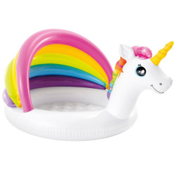 Inflatable Paddling Pool for Children Intex Unicorn Awning 45 L 102 x 69 x 127 cm (6 Units)