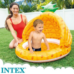 Inflatable Paddling Pool for Children Intex Pineapple 45 L 102 x 94 x 102 cm (6 Units)