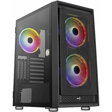 ATX Semi-tower Box Aerocool PGS Graphite-G-BK-v2 FRGB Black