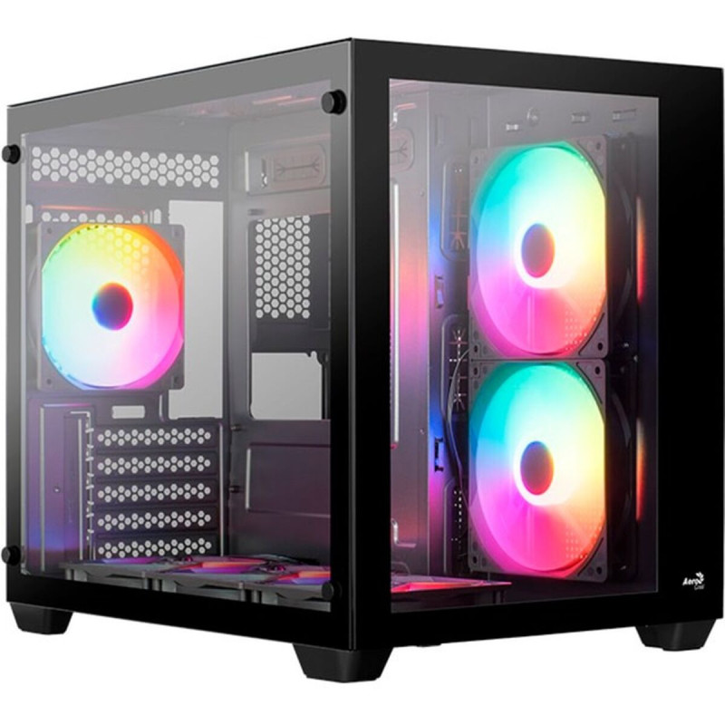 ATX Semi-tower Box Aerocool AEROPGSDRYFTMINI-BK Black Multicolour