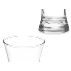 Glass Conical Transparent Glass 320 ml (12 Units)