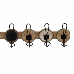 Wall mounted coat hanger Fir wood 59 x 8 x 17,5 cm