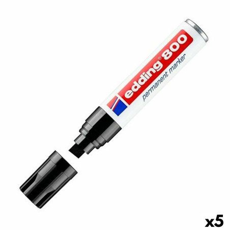 Permanent marker Edding 800 Black (5 Units)