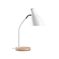 Desk lamp Tracer Scandi White Steel 40 W 15 X 40 X 17 CM