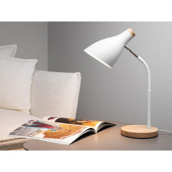 Desk lamp Tracer Scandi White Steel 40 W 15 X 40 X 17 CM