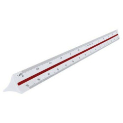 Ruler Maped White 30 cm (5 Units)