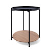 Side table Vinthera Moa Steel Black 42 x 42 x 52 cm