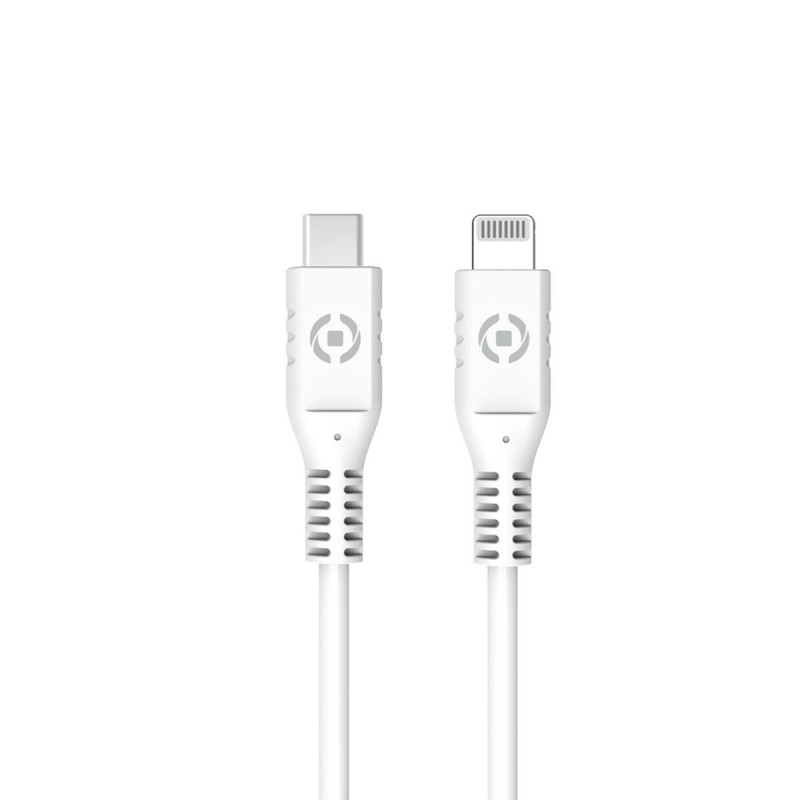 USB-C to Lightning Cable Celly White 1 m