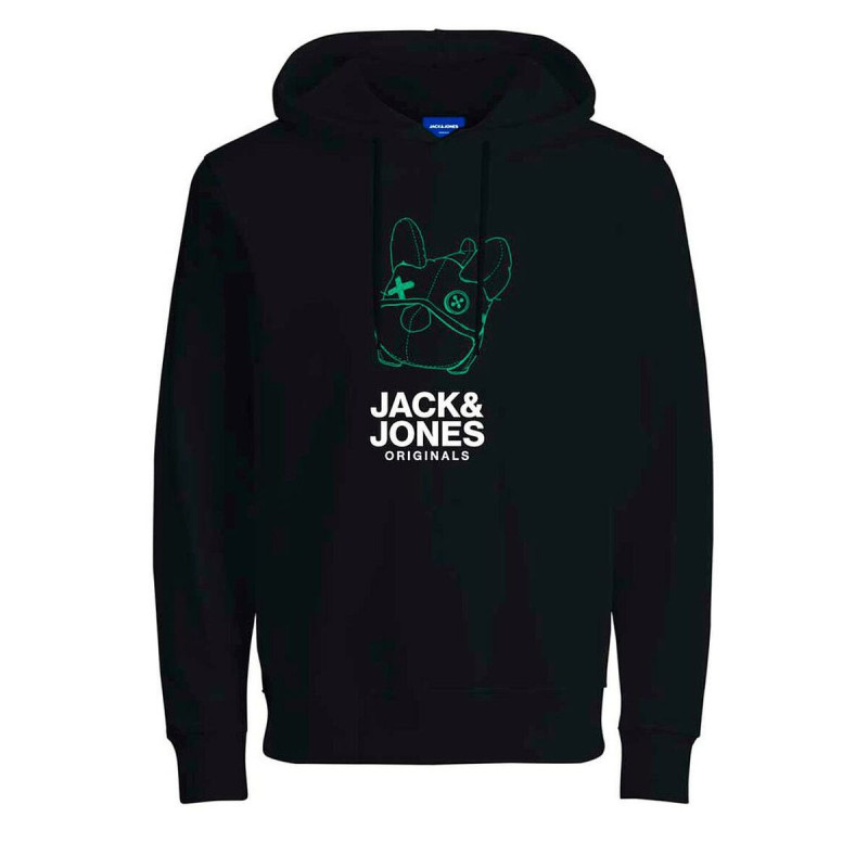 Men’s Hoodie  JORPAL SWEAT HOOD FST  Jack & Jones 2310015  Black