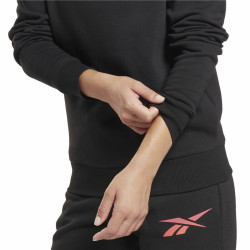 Women’s Sweatshirt without Hood Reebok Vector Graphic Crew Black