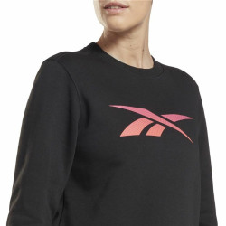 Women’s Sweatshirt without Hood Reebok Vector Graphic Crew Black