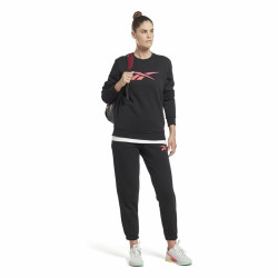 Women’s Sweatshirt without Hood Reebok Vector Graphic Crew Black