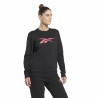 Women’s Sweatshirt without Hood Reebok Vector Graphic Crew Black