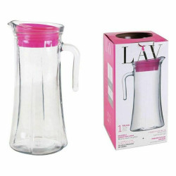 Transparent Glass Jug LAV LV-TRU140 PK0001RP (6 Units) (1400 ml)