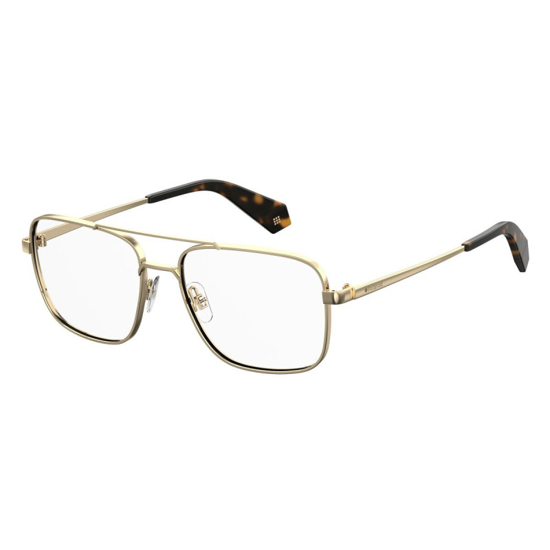 Unisex' Spectacle frame Polaroid PLD-D359-G-J5G Gold ø 57 mm