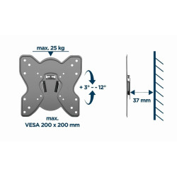 Fixed TV Support GEMBIRD WM-42T-03 23" 42" 25 kg