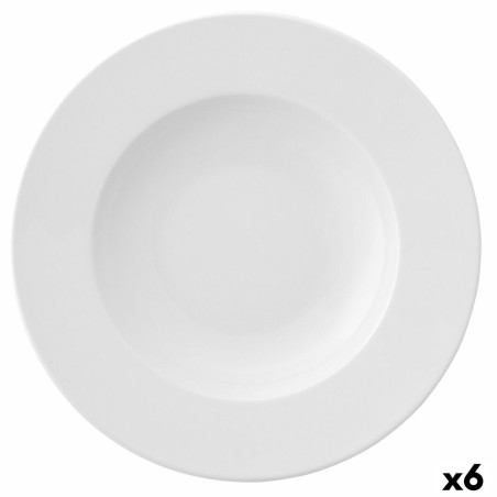 Deep Plate Ariane Prime Ceramic White (Ø 26 cm) (6 Units)