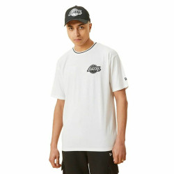 Men’s Short Sleeve T-Shirt New Era Lakers White