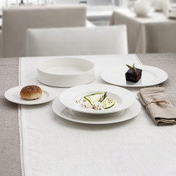 Deep Plate Ariane Prime Ceramic White (Ø 26 cm) (6 Units)