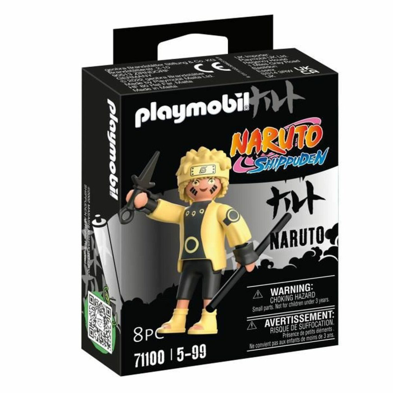 Action Figure Playmobil Naruto 8 Pieces