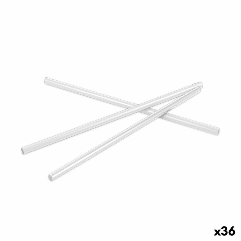 Reusable Straws Algon Transparent Plastic 36 Units 22 cm 8 mm