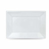 Set of reusable plates Algon White Plastic Rectangular 33 x 23 cm (36 Units)