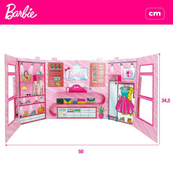 Playset Barbie Fashion Boutique 9 Pieces 6,5 x 29,5 x 3,5 cm