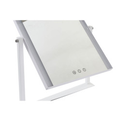 Tabletop Touch LED Mirror DKD Home Decor Metal White (35 x 2 x 45 cm)