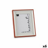 Photo frame Crystal Red White Plastic (2,5 x 26,2 x 21 cm) (6 Units)