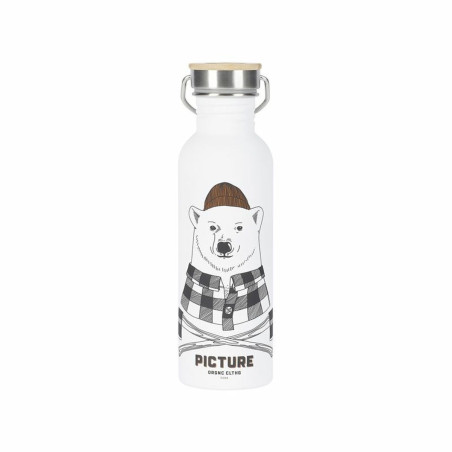 Water bottle Picture Hampton  750 ml White Wood