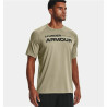 Short Sleeve T-Shirt Under Armour Wordmark Green