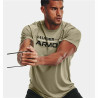 Short Sleeve T-Shirt Under Armour Wordmark Green