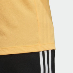 Women’s Short Sleeve T-Shirt Adidas Originals 3 Stripes Orange