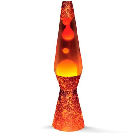 Lava Lamp iTotal Red Orange Crystal Plastic 40 cm