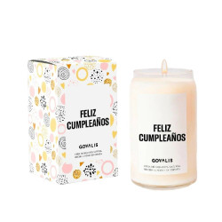 Scented Candle GOVALIS Feliz Cumpleaños (500 g)