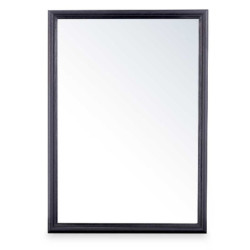 Wall mirror Wood Black 50 x 70 x 50 cm