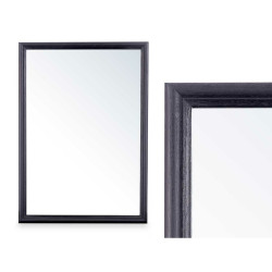 Wall mirror Wood Black 50 x 70 x 50 cm