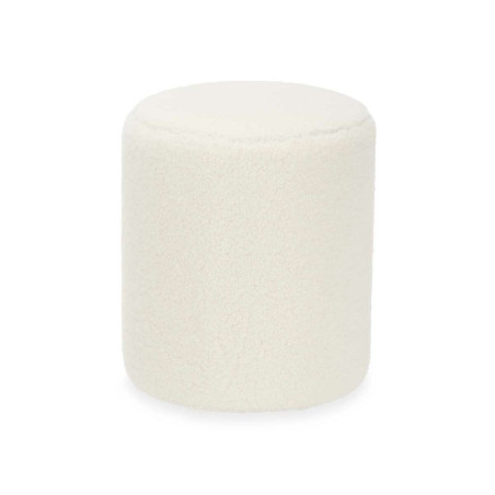 Pouffe White 32 x 36 x 32 cm