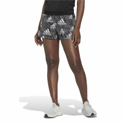 Sports Shorts for Women Adidas Logo Graphic Pacer Black