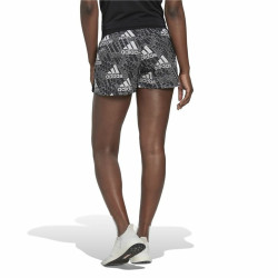 Sports Shorts for Women Adidas Logo Graphic Pacer Black