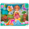 Doll with Pet Colorbaby 5 x 12,5 x 3 cm (6 Units)