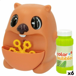 Bubble Blowing Game Colorbaby Color Bubbles Otter 60 ml 11 x 12 x 11 cm (6 Units)