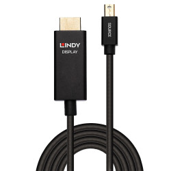 Mini DisplayPort to HDMI Adapter LINDY 40920 Black 50 cm