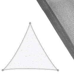 Shade Sails Awning 3 x 3 m Grey Polyethylene Plastic 300 x 300 x 0,5 cm