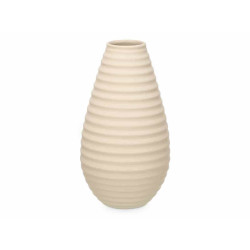 Vase Beige Ceramic 22 x 44 x 22 cm (2 Units) Stripes