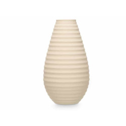 Vase Beige Ceramic 22 x 44 x 22 cm (2 Units) Stripes