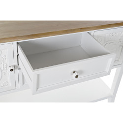 Console DKD Home Decor 120 x 36 x 80,5 cm Fir Natural White MDF Wood