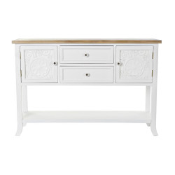 Console DKD Home Decor 120 x 36 x 80,5 cm Fir Natural White MDF Wood