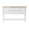 Console DKD Home Decor 120 x 36 x 80,5 cm Fir Natural White MDF Wood